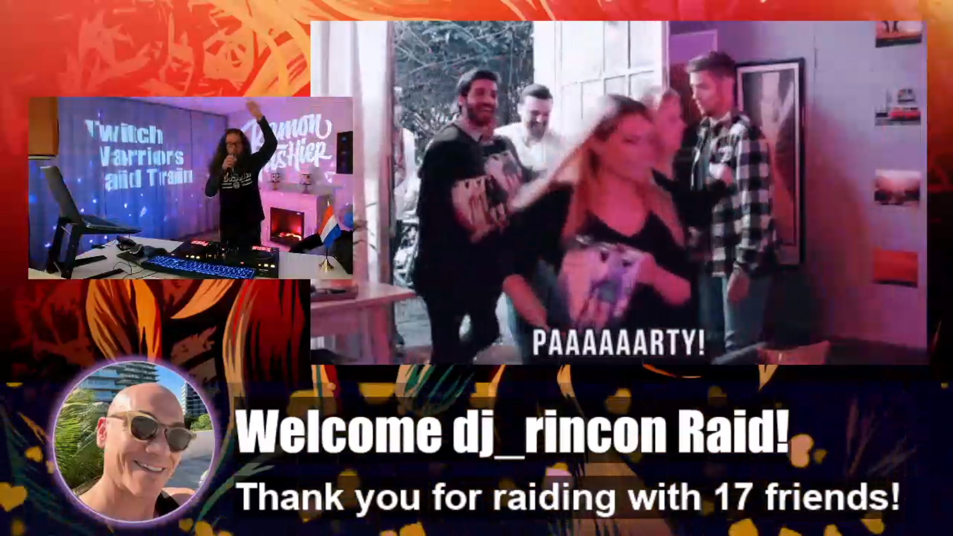 Twitch Warriors Raid Train! Next DJ