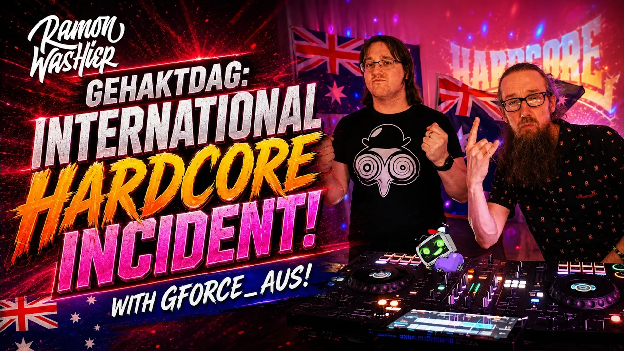 RamonWasHier – GehaktDag: International Hardcore Incident! With GForce_Aus!